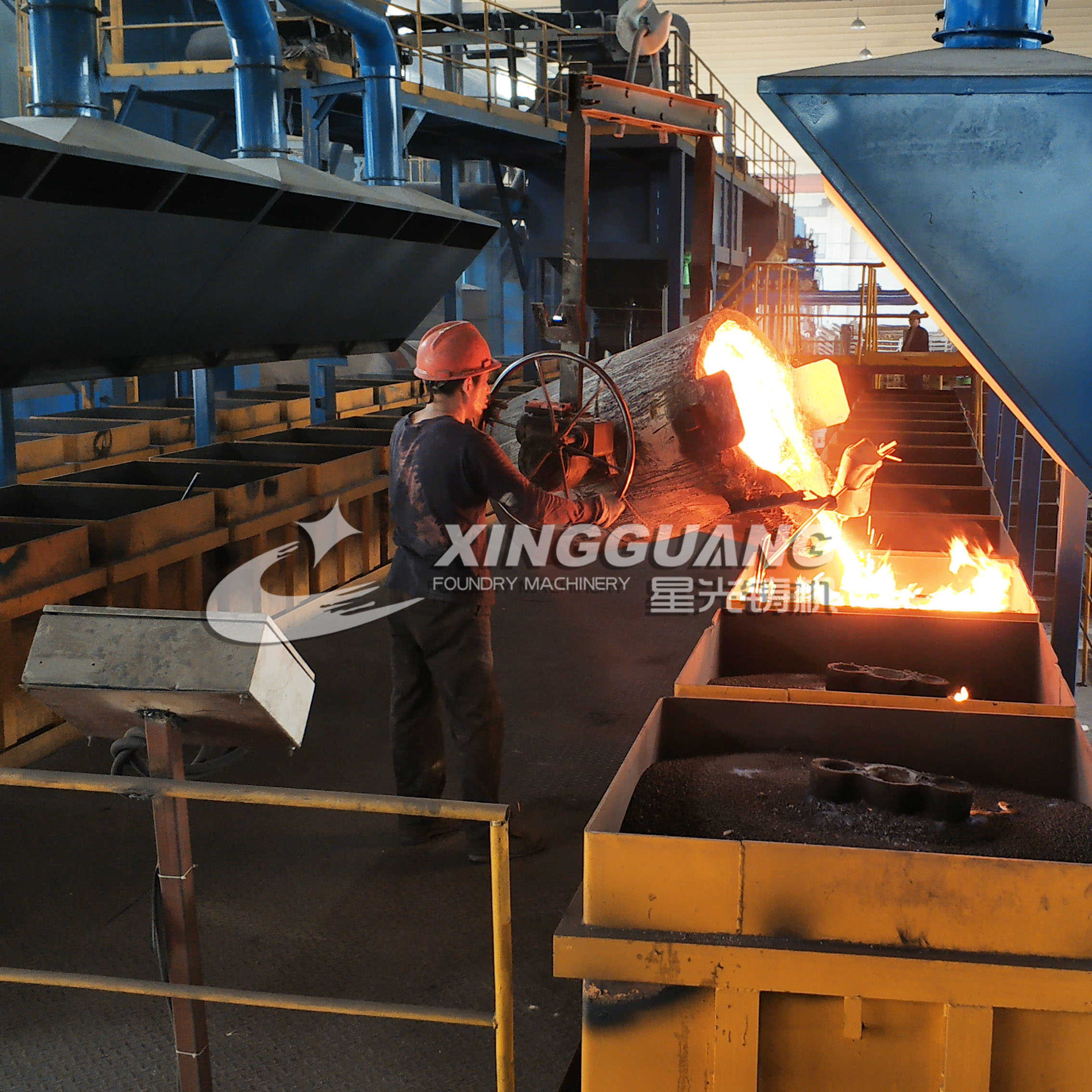 鋼丸填充殼型線(xiàn)案例1